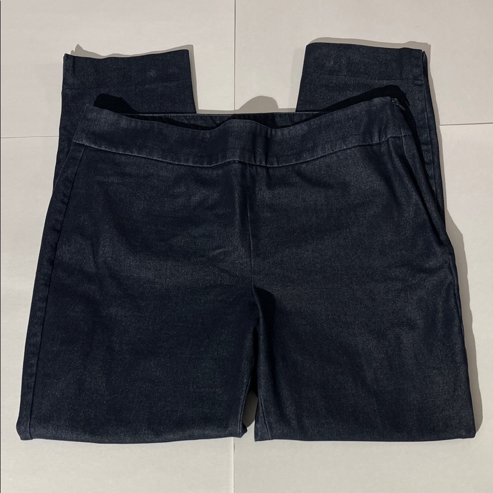 Talbots Chatham Ankle Jeans Pants sz 6 Cropped Dark Wash Stretch Straight Leg